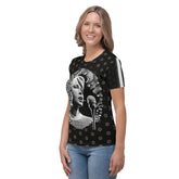 Greatest Coffee Connoisseur All-Over Print Women's Crew Neck T-Shirt